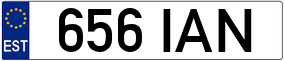 Truck License Plate